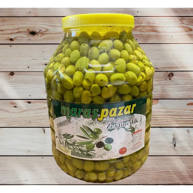 Yeşil  Kırma Doğal Zeytin 3kg