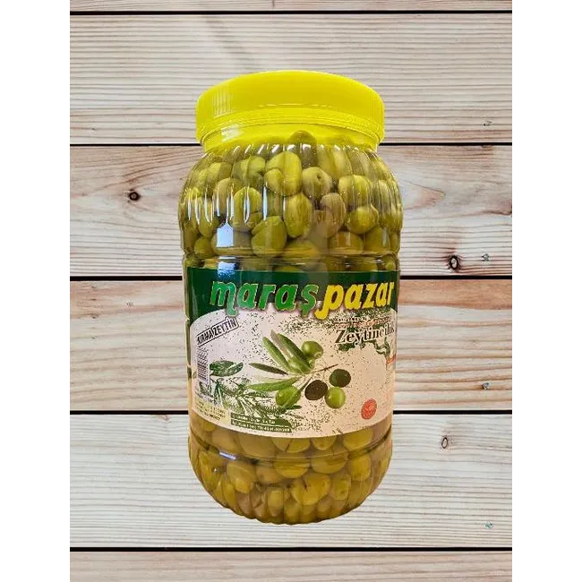 Yeşil Kırma Doğal Zeytin (2 kg)