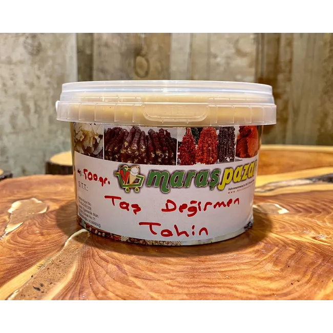 Taze Çekilmiş Tahin-Taş Değirmen 500 gr
