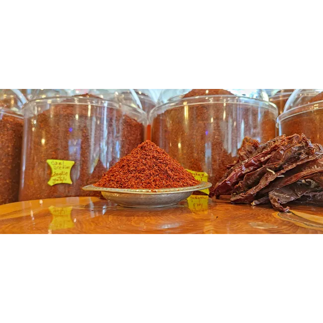 Saf İpek Acı Pul Biber (Maraş Pazar) ( 500 gr)