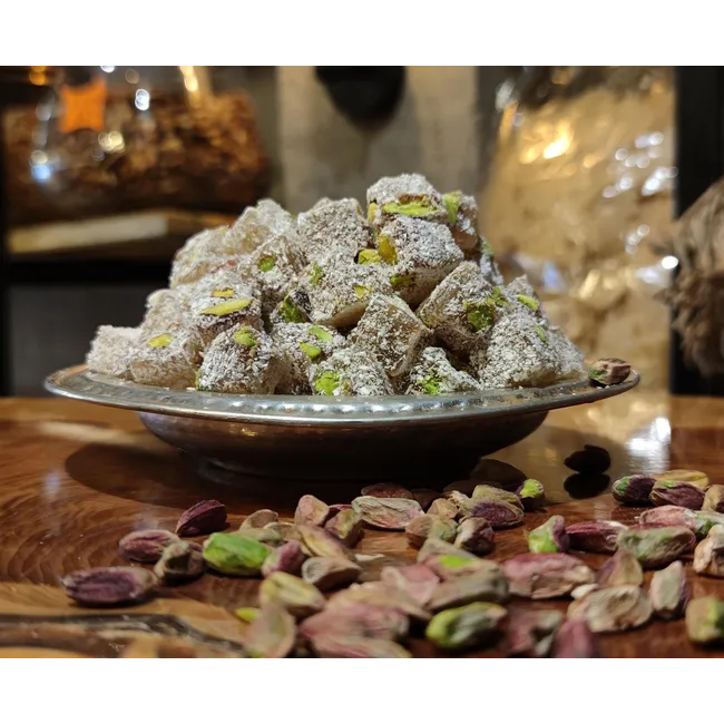 Fıstıklı  Çifte Kavrulmuş Lokum (250 gr)