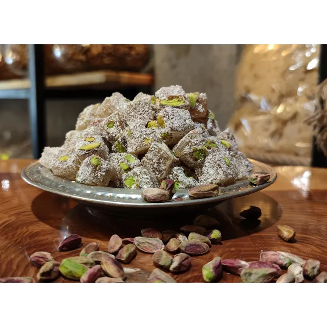 Fıstıklı  Çifte Kavrulmuş Lokum (250 gr)