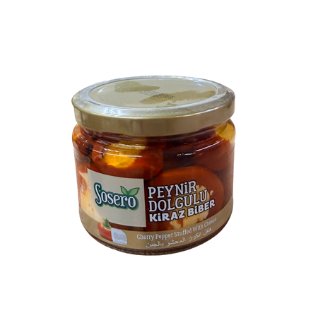 Sosero Peynir Dolgulu Kiraz Biber 300 gr