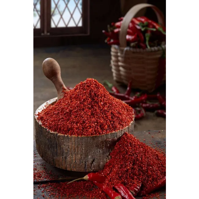 Saf İpek Acı Pul Biber Maraş Pazar(1 kg)